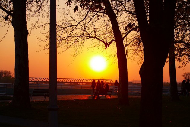 Zalazak suncam Slavonski Brod, Sava