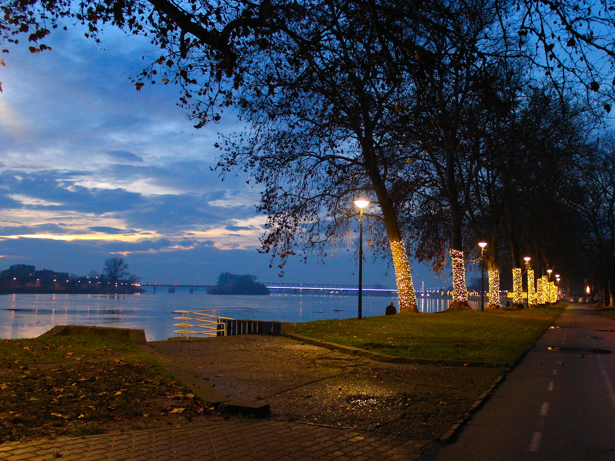 Pogled na Savu od Samostana