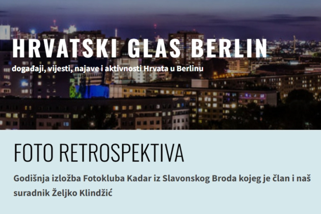 HrvatskiGlas-Berlin.eu je ONLINE