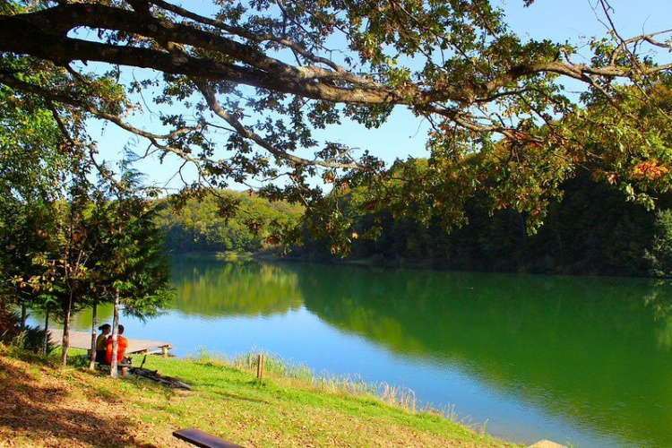 Jezero Petnja, nedaleko do Slavonskog Broda